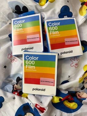Polaroid Color 600 Film Pack - Blue, Green, Yellow, Orange, Red